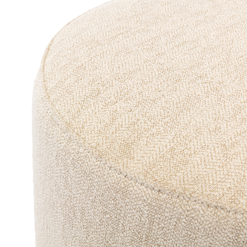 Custom Barrel-Shaped Ottoman-Stylish Sofa Companion with Storage/Standard Options & Premium Fabric Choices