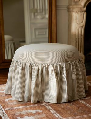Custom Barrel-Shaped Ottoman-Stylish Sofa Companion with Storage/Standard Options & Premium Fabric Choices