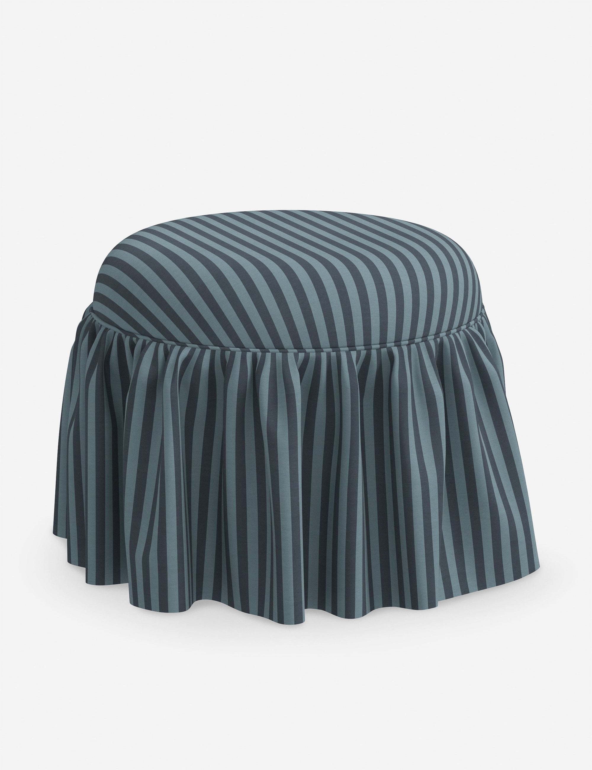 Custom Barrel-Shaped Ottoman-Stylish Sofa Companion with Storage/Standard Options & Premium Fabric Choices