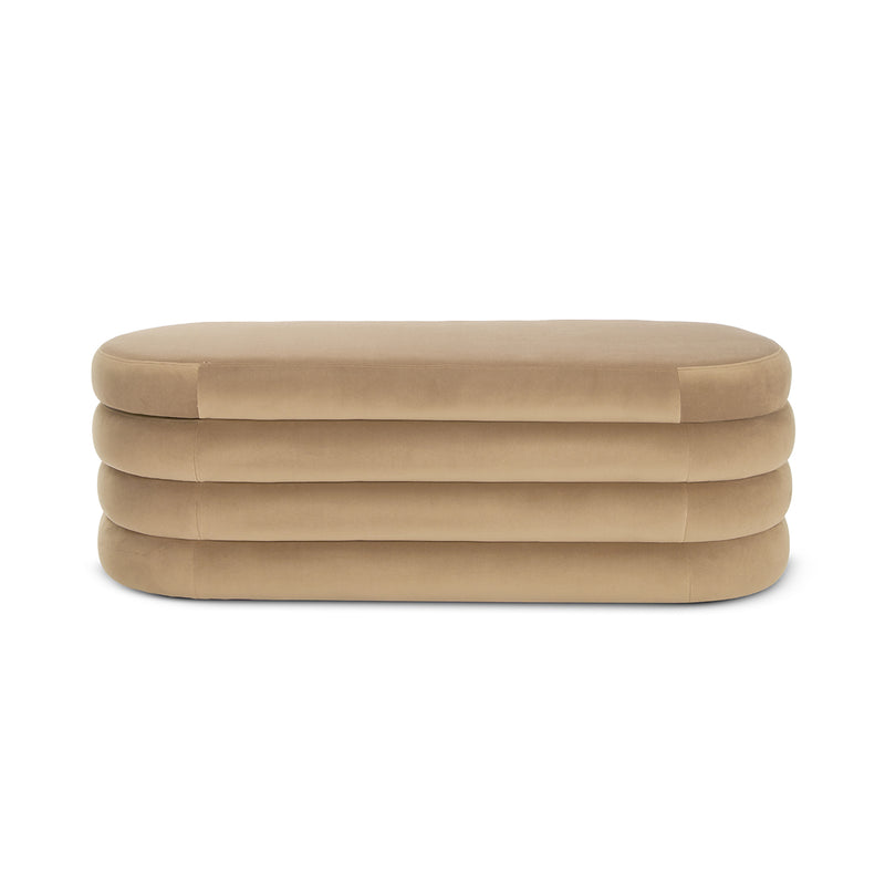 Custom Barrel-Shaped Ottoman-Stylish Sofa Companion with Storage/Standard Options & Premium Fabric Choices