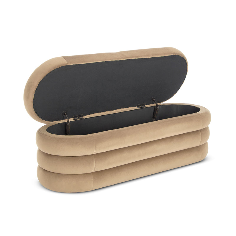 Custom Barrel-Shaped Ottoman-Stylish Sofa Companion with Storage/Standard Options & Premium Fabric Choices