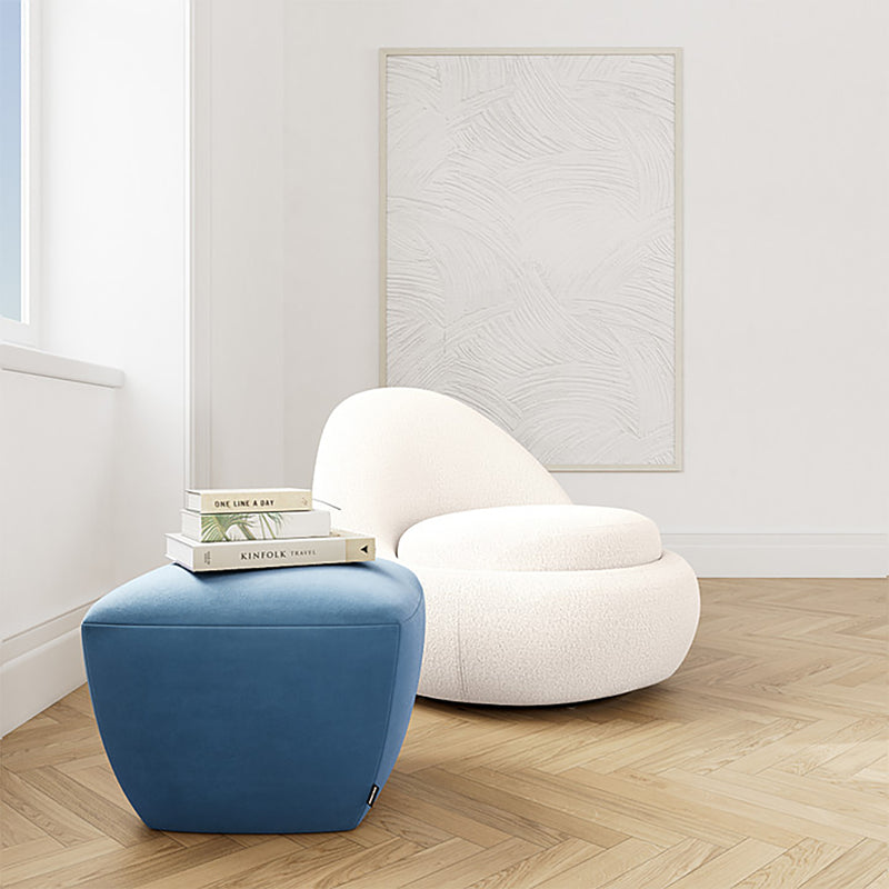 Custom Barrel-Shaped Ottoman-Stylish Sofa Companion with Storage/Standard Options & Premium Fabric Choices