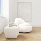 Custom Barrel-Shaped Ottoman-Stylish Sofa Companion with Storage/Standard Options & Premium Fabric Choices