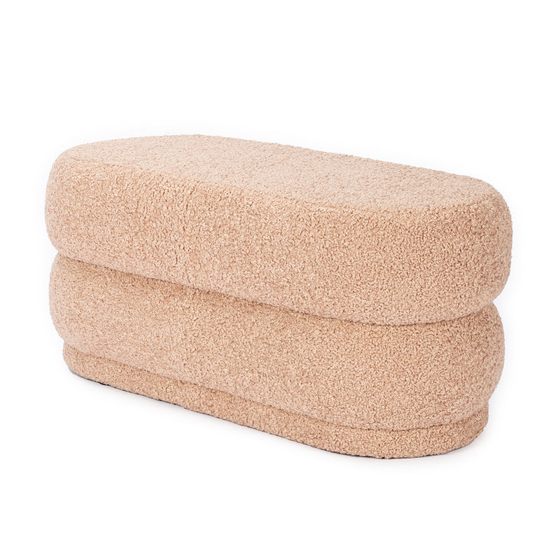 Custom Barrel-Shaped Ottoman-Stylish Sofa Companion with Storage/Standard Options & Premium Fabric Choices