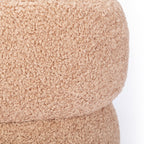 Custom Barrel-Shaped Ottoman-Stylish Sofa Companion with Storage/Standard Options & Premium Fabric Choices