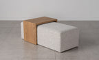 Custom Barrel-Shaped Ottoman-Stylish Sofa Companion with Storage/Standard Options & Premium Fabric Choices