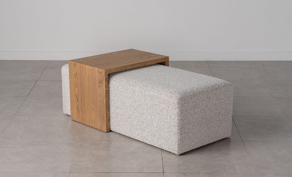 Custom Barrel-Shaped Ottoman-Stylish Sofa Companion with Storage/Standard Options & Premium Fabric Choices