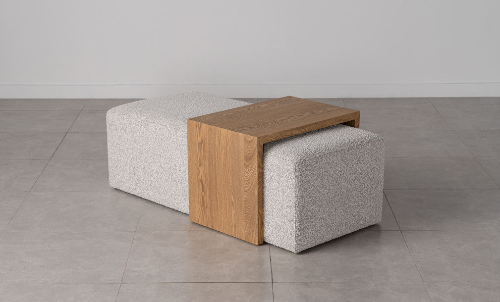 Custom Barrel-Shaped Ottoman-Stylish Sofa Companion with Storage/Standard Options & Premium Fabric Choices