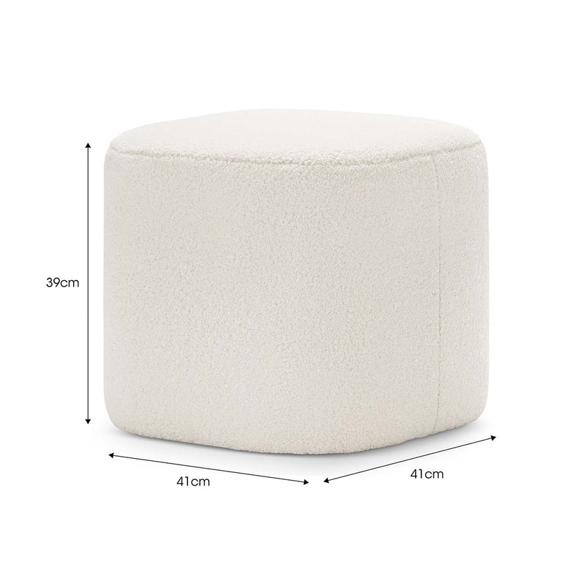 Custom Barrel-Shaped Ottoman-Stylish Sofa Companion with Storage/Standard Options & Premium Fabric Choices