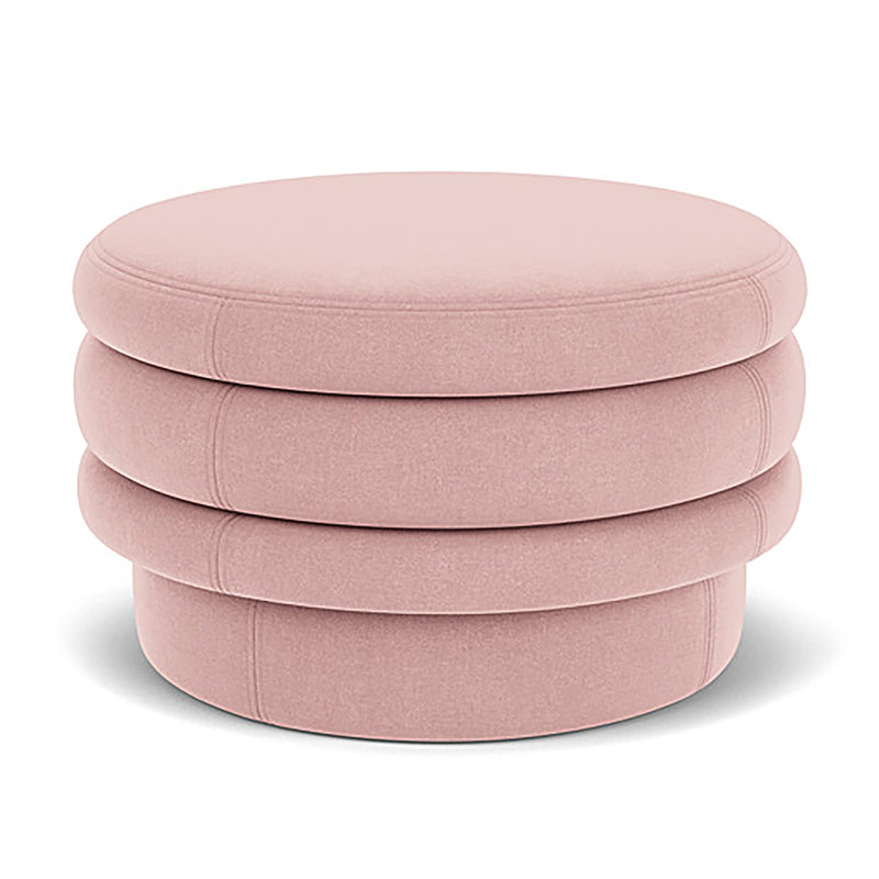 Custom Barrel-Shaped Ottoman-Stylish Sofa Companion with Storage/Standard Options & Premium Fabric Choices