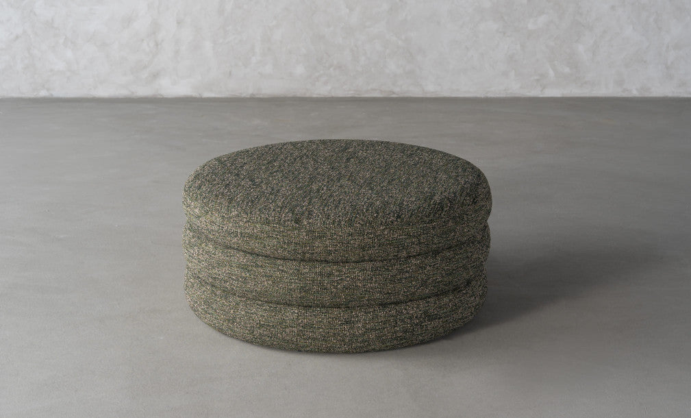 Custom Barrel-Shaped Ottoman-Stylish Sofa Companion with Storage/Standard Options & Premium Fabric Choices