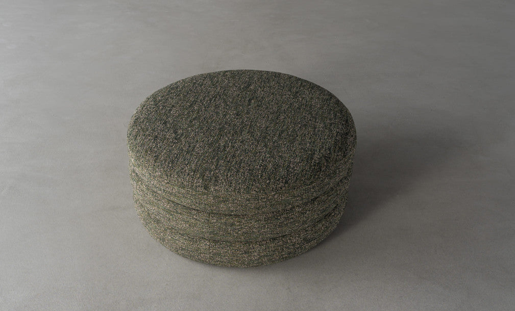 Custom Barrel-Shaped Ottoman-Stylish Sofa Companion with Storage/Standard Options & Premium Fabric Choices