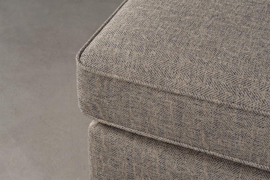 Custom Barrel-Shaped Ottoman-Stylish Sofa Companion with Storage/Standard Options & Premium Fabric Choices