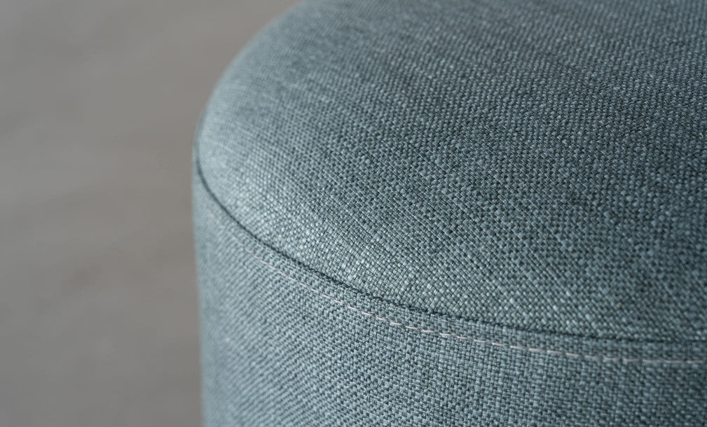 Custom Barrel-Shaped Ottoman-Stylish Sofa Companion with Storage/Standard Options & Premium Fabric Choices