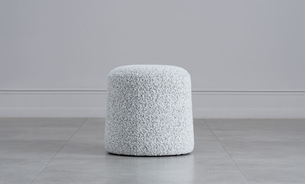 Custom Barrel-Shaped Ottoman-Stylish Sofa Companion with Storage/Standard Options & Premium Fabric Choices
