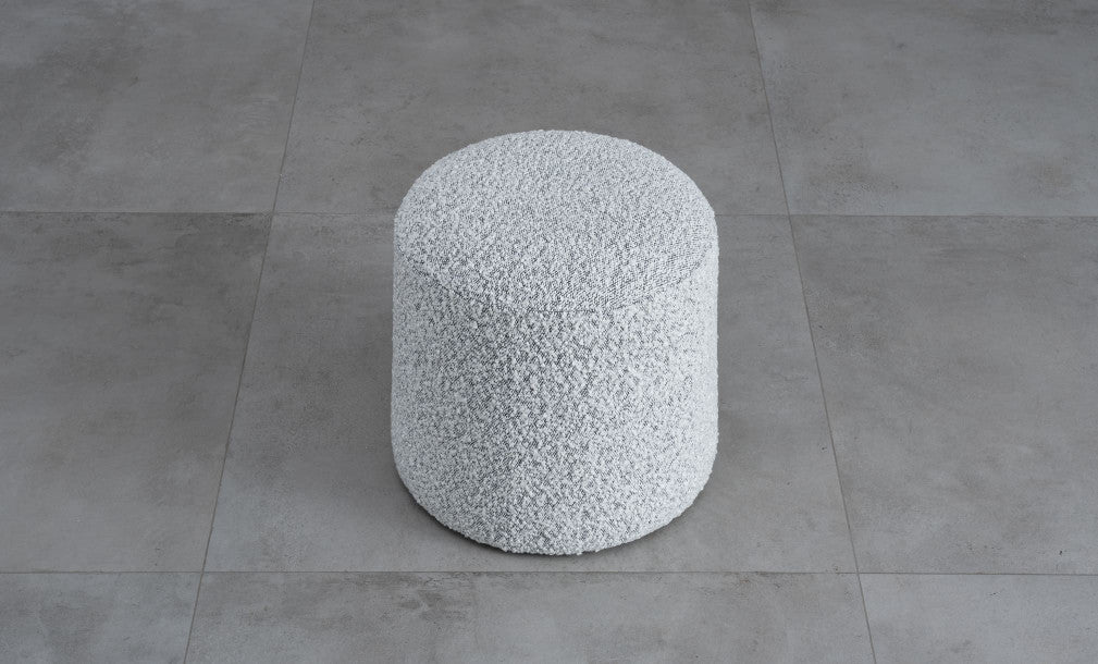 Custom Barrel-Shaped Ottoman-Stylish Sofa Companion with Storage/Standard Options & Premium Fabric Choices