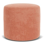 Custom Barrel-Shaped Ottoman-Stylish Sofa Companion with Storage/Standard Options & Premium Fabric Choices