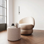 Custom Barrel-Shaped Ottoman-Stylish Sofa Companion with Storage/Standard Options & Premium Fabric Choices