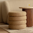 Custom Barrel-Shaped Ottoman-Stylish Sofa Companion with Storage/Standard Options & Premium Fabric Choices