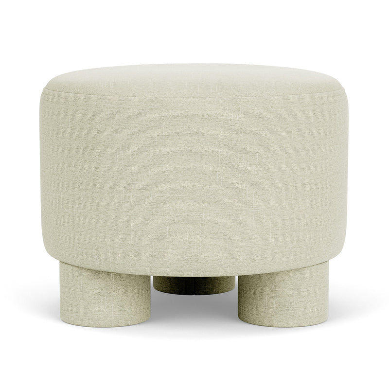 Custom Barrel-Shaped Ottoman-Stylish Sofa Companion with Storage/Standard Options & Premium Fabric Choices