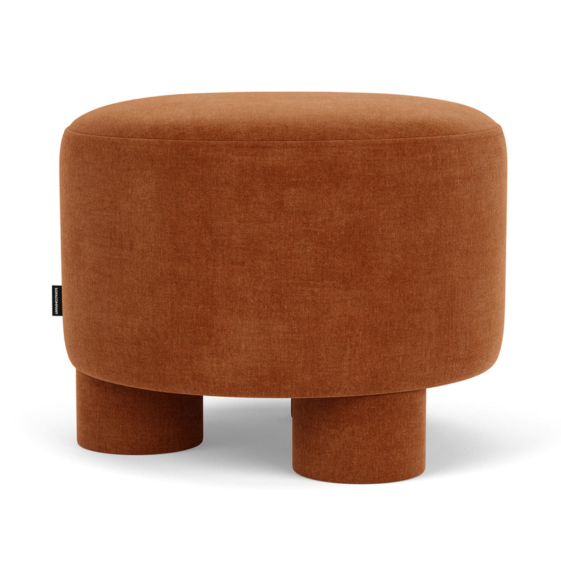 Custom Barrel-Shaped Ottoman-Stylish Sofa Companion with Storage/Standard Options & Premium Fabric Choices