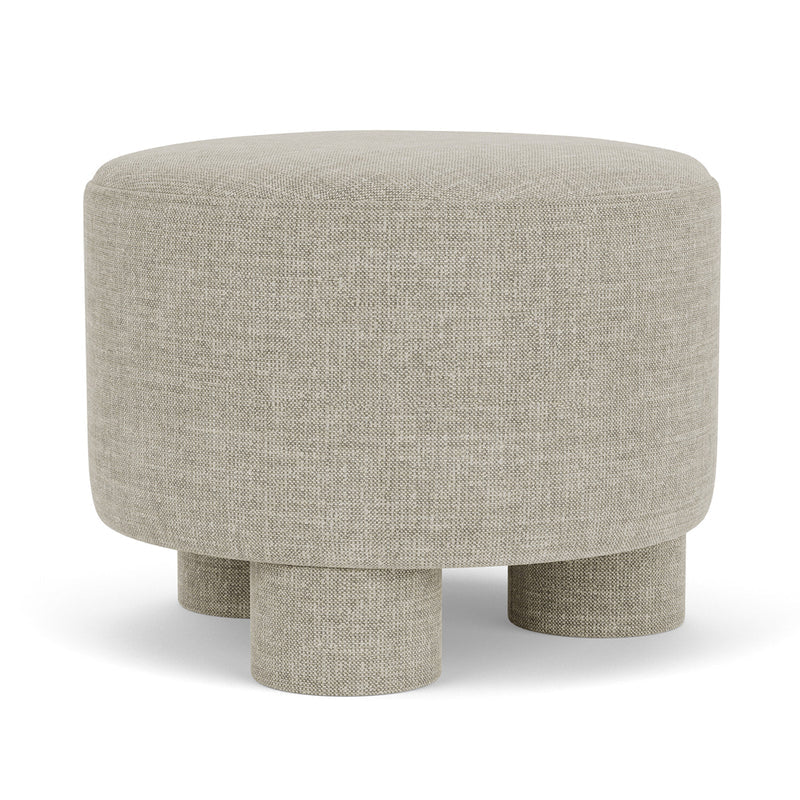 Custom Barrel-Shaped Ottoman-Stylish Sofa Companion with Storage/Standard Options & Premium Fabric Choices