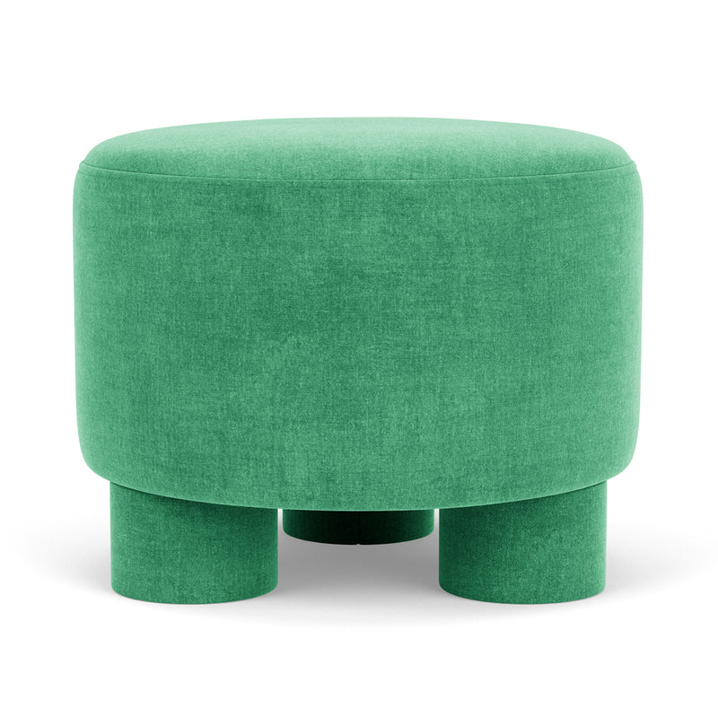 Custom Barrel-Shaped Ottoman-Stylish Sofa Companion with Storage/Standard Options & Premium Fabric Choices