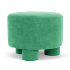 Custom Barrel-Shaped Ottoman-Stylish Sofa Companion with Storage/Standard Options & Premium Fabric Choices