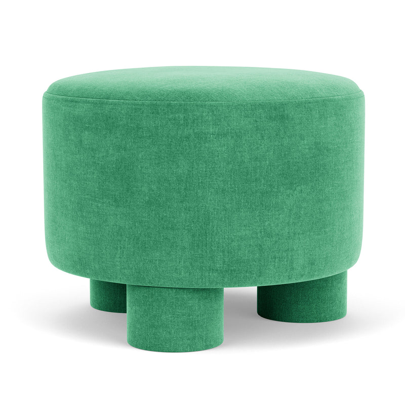 Custom Barrel-Shaped Ottoman-Stylish Sofa Companion with Storage/Standard Options & Premium Fabric Choices
