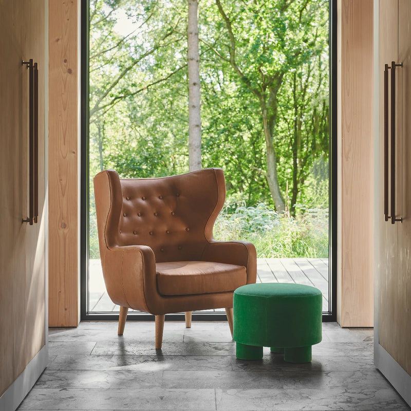 Custom Barrel-Shaped Ottoman-Stylish Sofa Companion with Storage/Standard Options & Premium Fabric Choices