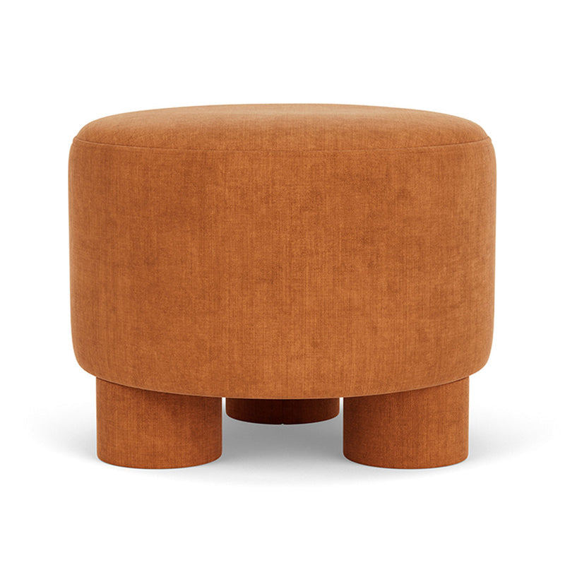 Custom Barrel-Shaped Ottoman-Stylish Sofa Companion with Storage/Standard Options & Premium Fabric Choices
