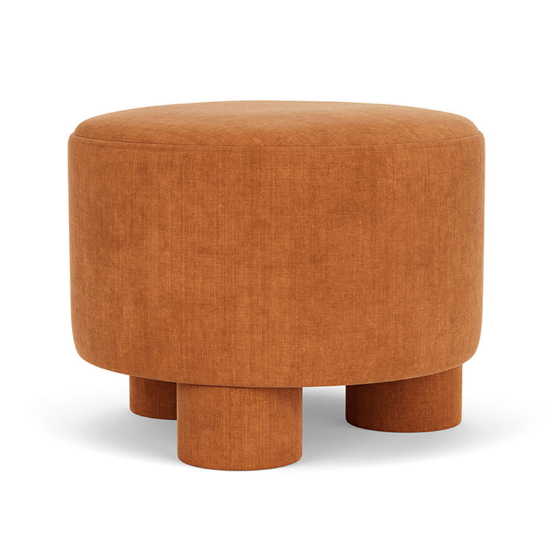 Custom Barrel-Shaped Ottoman-Stylish Sofa Companion with Storage/Standard Options & Premium Fabric Choices