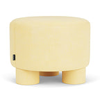 Custom Barrel-Shaped Ottoman-Stylish Sofa Companion with Storage/Standard Options & Premium Fabric Choices