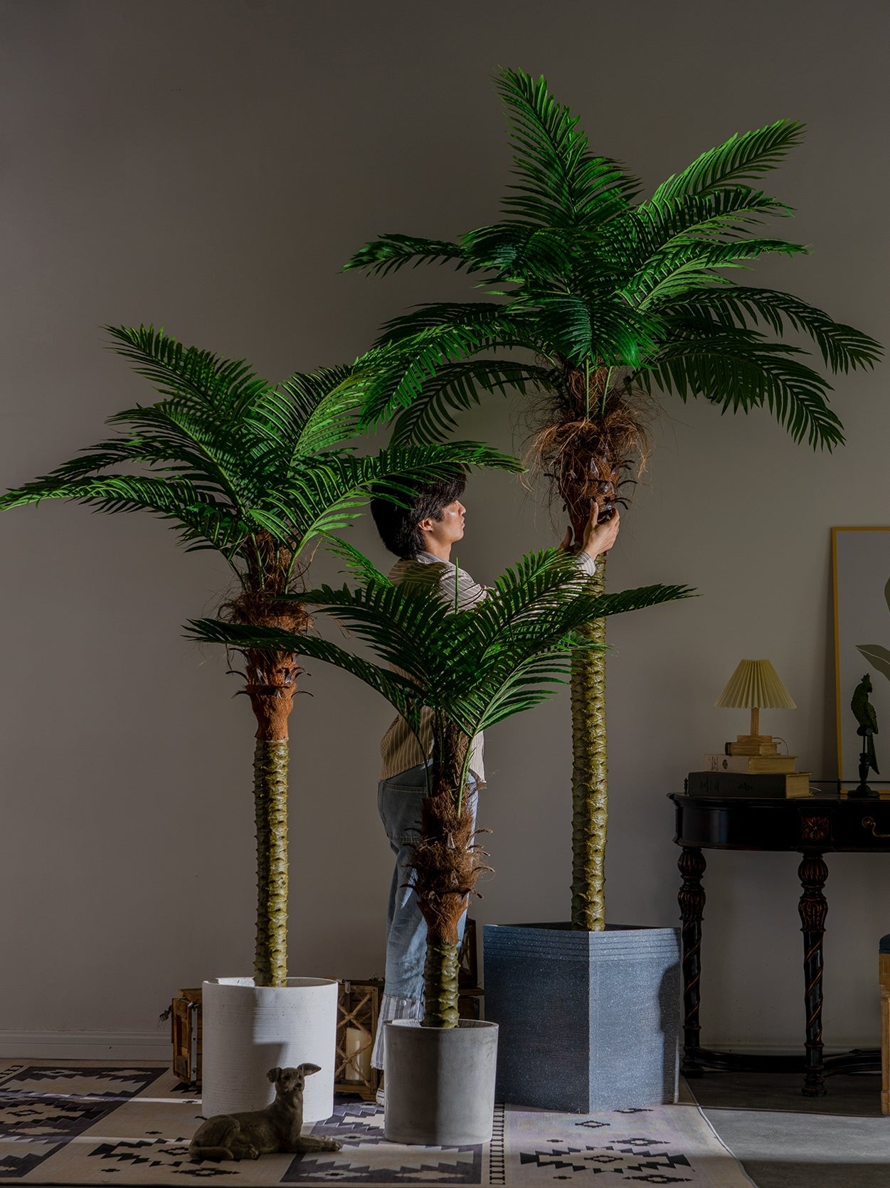 Realistic Artificial Indoor Plants Maintenance Greenery for Home , Office