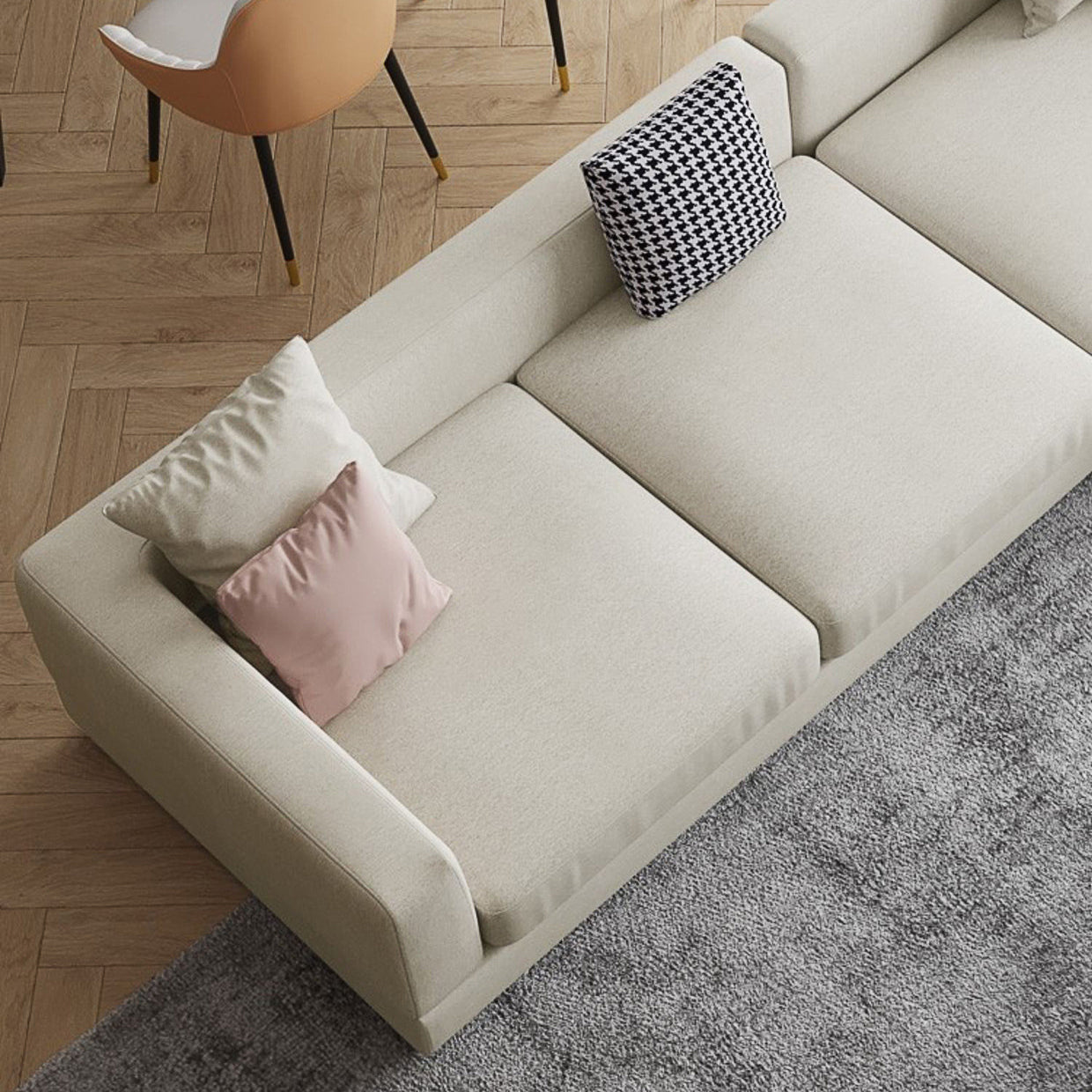 Maple Home Corner Sofa Set Custom Sizes sectional Couch