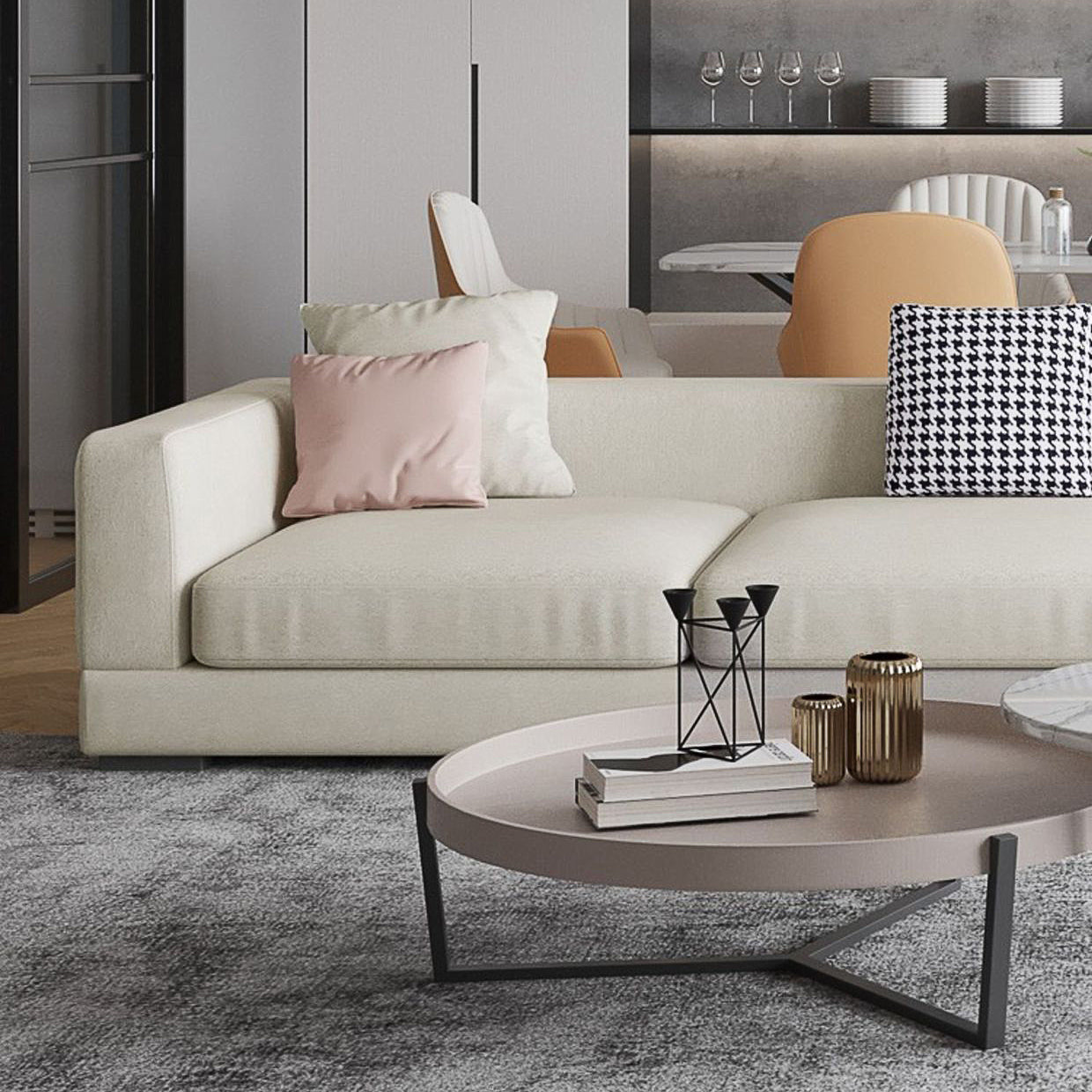 Maple Home Corner Sofa Set Custom Sizes sectional Couch