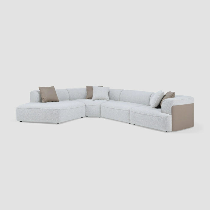 Maple Home Two-Tone Adelaide Set - Chair & Sectional Sofa
