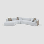 Maple Home Two-Tone Adelaide Set - Chair & Sectional Sofa