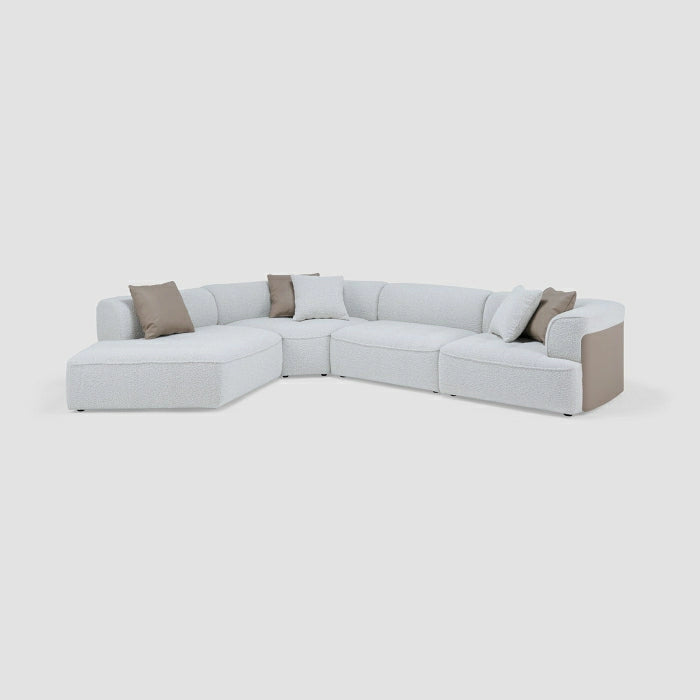 Maple Home Two-Tone Adelaide Set - Chair & Sectional Sofa