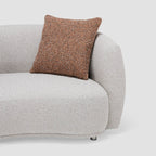 Maple Home 2-Seater Love Seat with Multi-Color Cushions - Custom Sizes