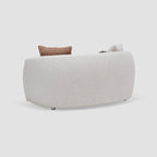 Maple Home 2-Seater Love Seat with Multi-Color Cushions - Custom Sizes