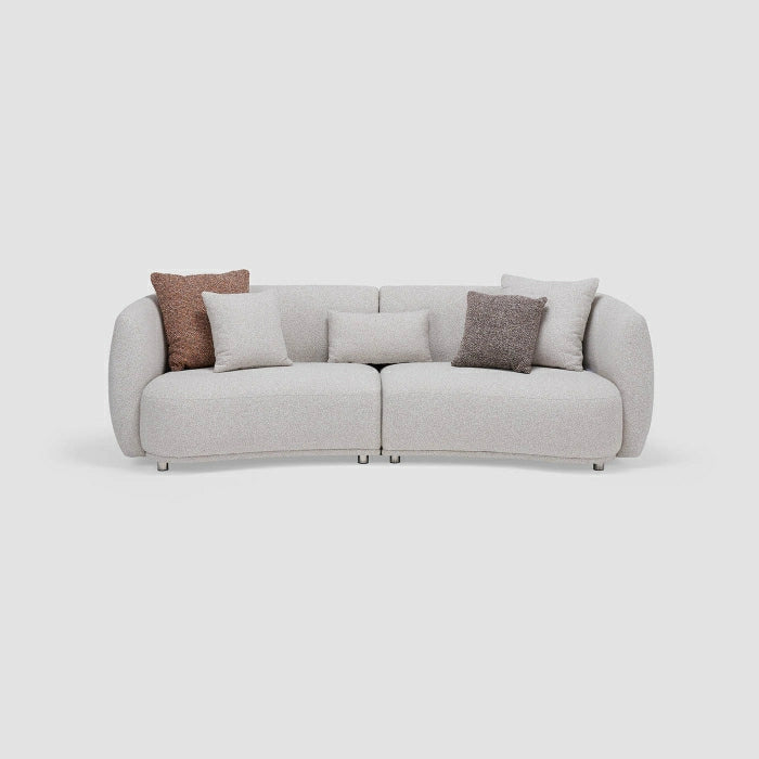 Maple Home 2-Seater Love Seat with Multi-Color Cushions - Custom Sizes