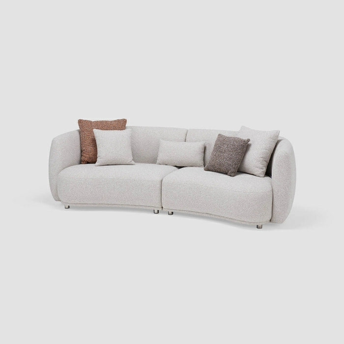 Maple Home 2-Seater Love Seat with Multi-Color Cushions - Custom Sizes