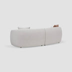 Maple Home 2-Seater Love Seat with Multi-Color Cushions - Custom Sizes