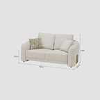 Maple Home Saraya Sofa Set - 1/2/3 Seater, Custom Sizes