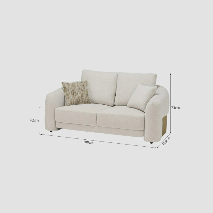 Maple Home Saraya Sofa Set - 1/2/3 Seater, Custom Sizes
