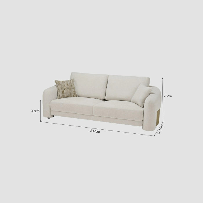 Maple Home Saraya Sofa Set - 1/2/3 Seater, Custom Sizes