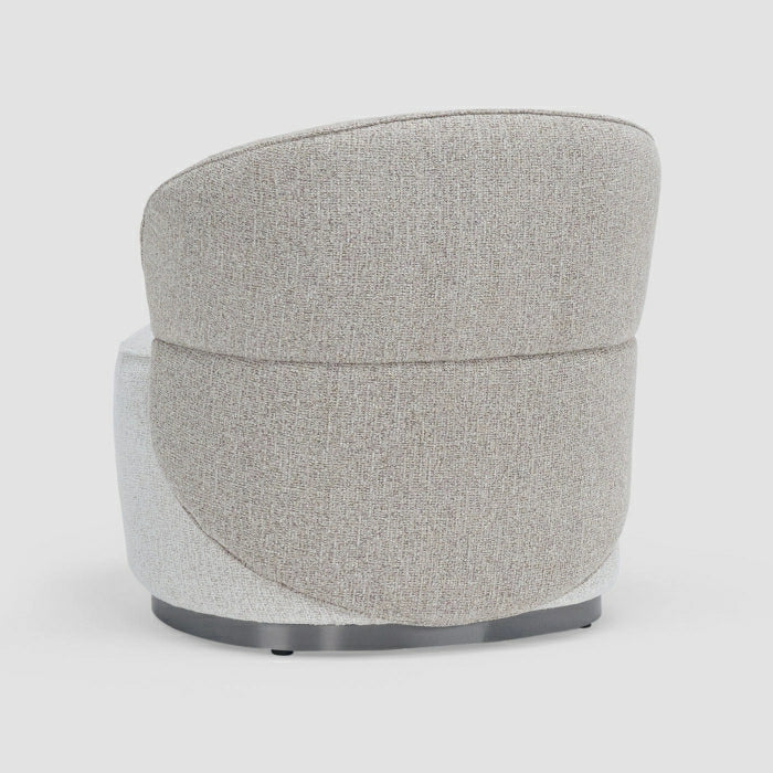 MAPLE HOME DECORATION Two-Tone Armless Accent Chair - Custom Sizes