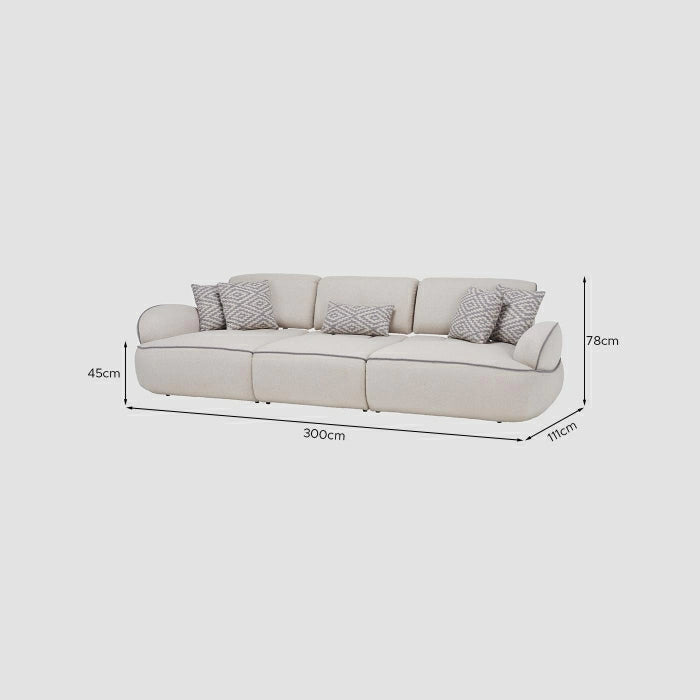 Maple Home Sakura Sofa Set - 1/3/5 Seater, Custom Sizes