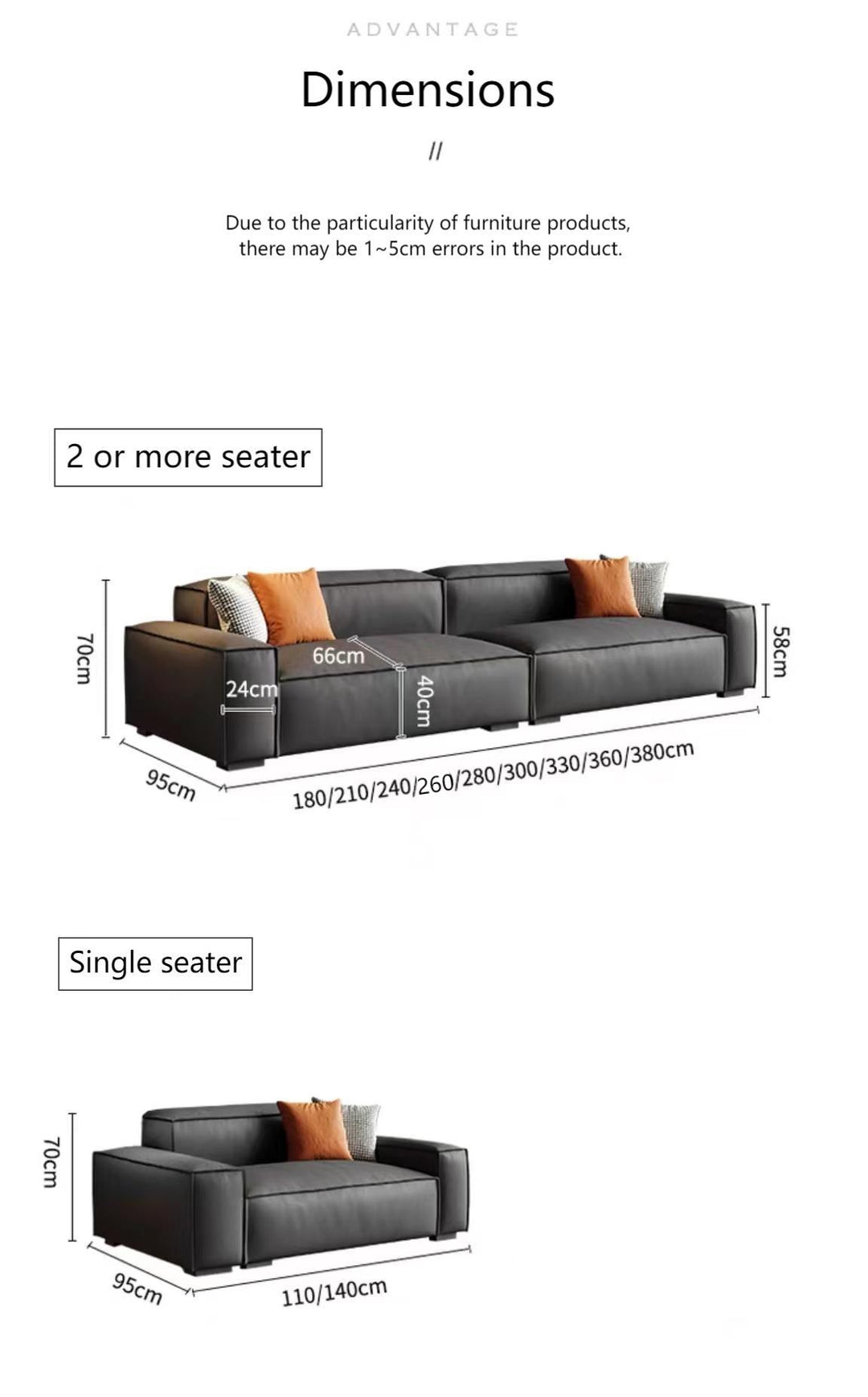 Maple Home Upholstered Sofa Set ?¡ìC Custom Sizes & Colors,UAE-Made